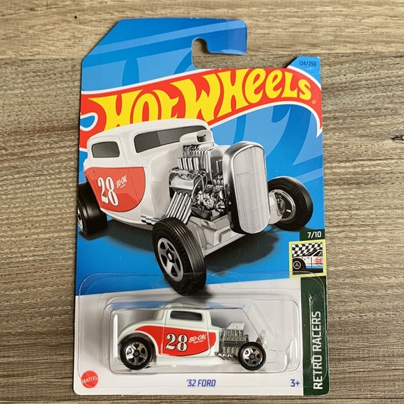 Hot Wheels 1932 Ford Retro Racers HotRod Hotwheels Rod Mainline 2023 New Mattel - Picture 6 of 6